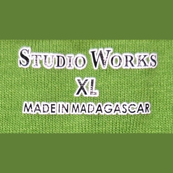 NWOT STUDIO WORKS Green Apple Sleeveless Scoop Neck Tank XL - Picture 3 of 10